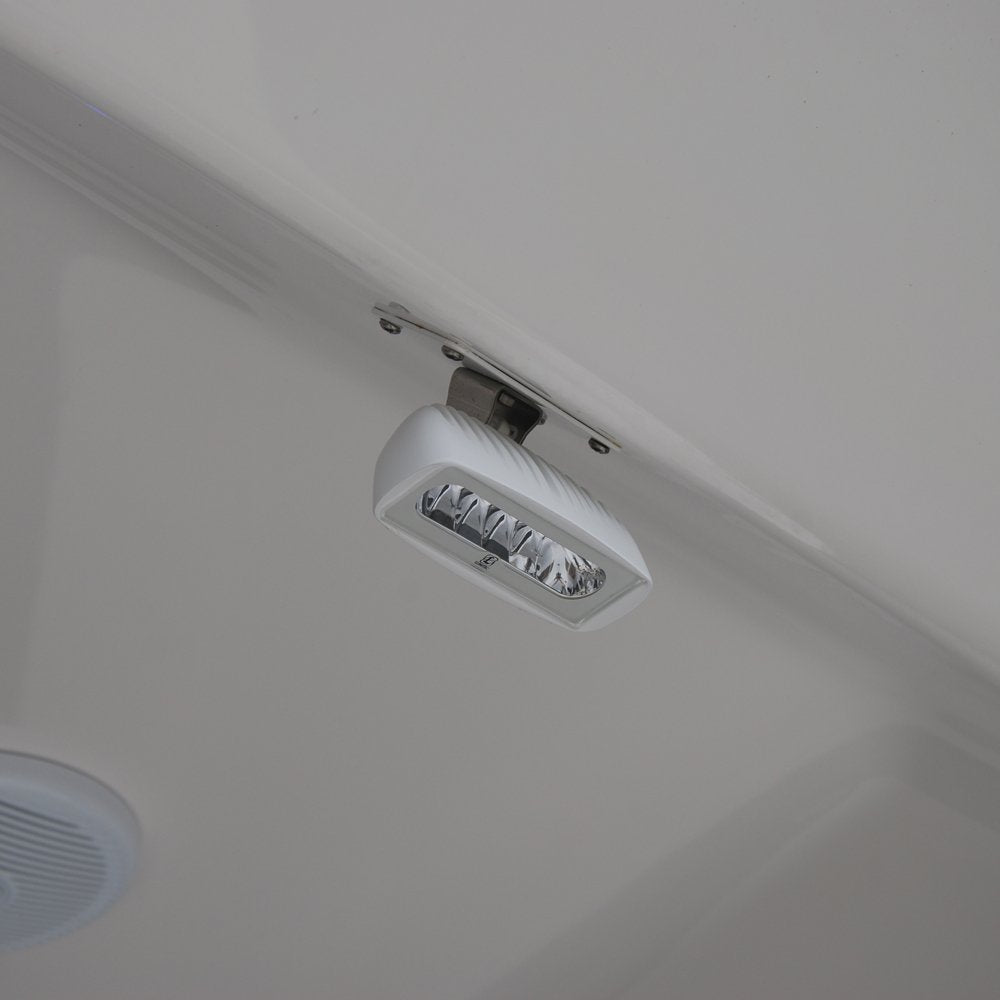 Lumitec Caprera2 101103, Led Flood Light, Bracket Mount, White Housing, White Dimming And Red Dimming, One Size,WBLITB00976JUE0